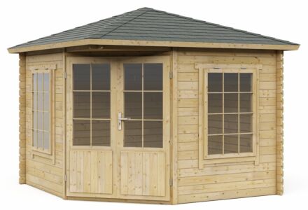 Blokhut 3055G Interflex 28mm 300x300cm