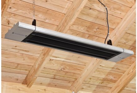 Heater black heat 900-1800W met wandsteun, timer en afstandsbediening