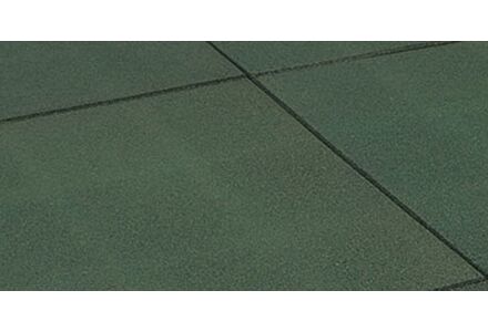 Rubber tegel groen 50x50cm