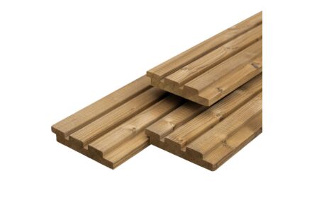 Caldura Wood Triple profiel 2.6x14.0x480cm