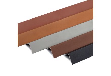 Hoekprofiel voor antraciet WPC composiet 3.8x3.8x220cm