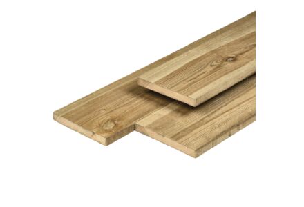Schutting tuinplank grenen hout geimpregneerd 1.7x14.5cm