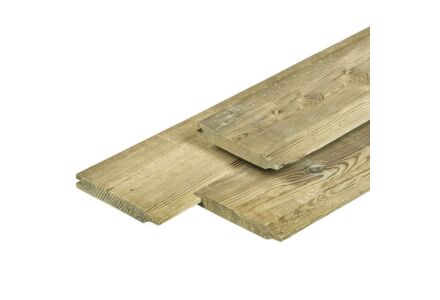 Dubbel rabat grenen hout geimpregneerd 1.8x14cm