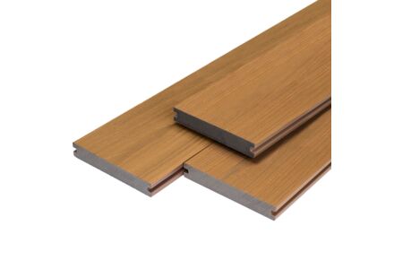 Vlonderplank Supreme massief composiet 2.0x14x400cm teak