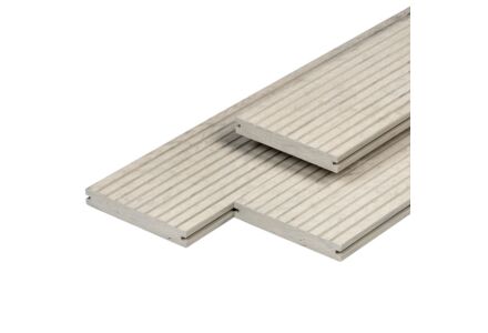Vlonderplank Massief WPC Excellent 2.0x14x400cm oud grijs