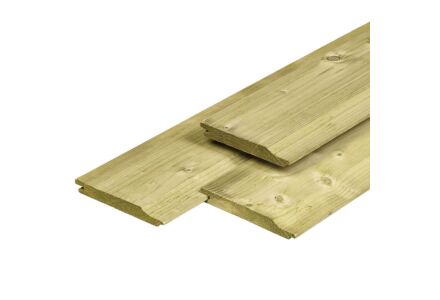 Noord-Zweeds vuren rabat 1.9x14.5x240cm geimpregneerd