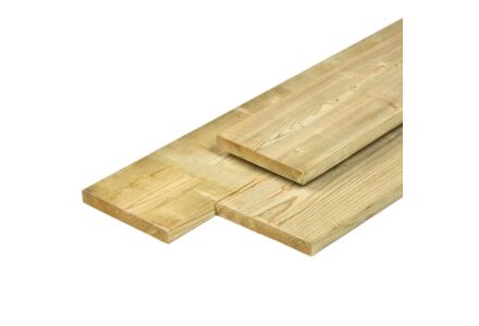Schutting tuinplank Zweeds vuren hout geimpregneerd 1.8x14.5cm