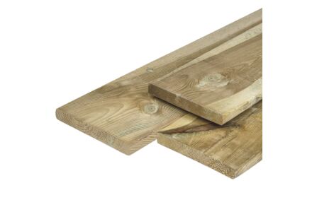 Schutting tuinplank Zweeds vuren hout geimpregneerd 2.8x19.5x480cm