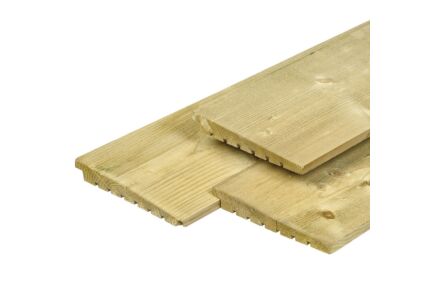 Zweeds Rabat geimpregneerd vuren  2.8x19.5x420cm