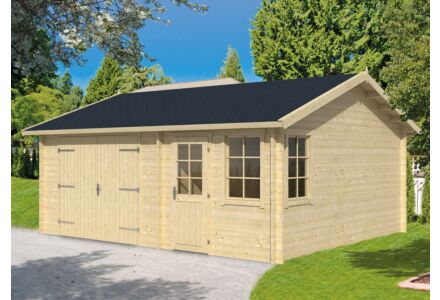 Houten garage Moa 598x500cm Tuindeco