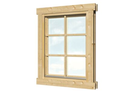 Draai kiepraam voor blokhut 75.5x96.6cm