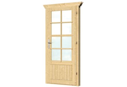 Enkele deur met glas 83x188cm