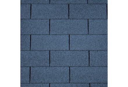 Dakshingles recht blauw
