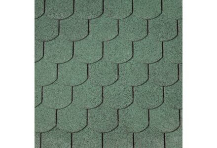 Dakshingles beverstaart groen