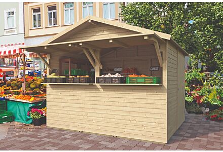Houten Kiosk Noel 300x240cm