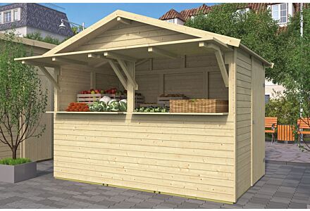 Houten Kiosk Rudolph 300x200cm