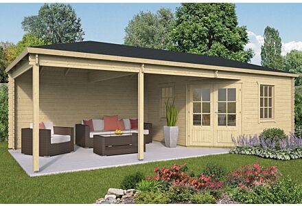 Blokhut Paiva 800x350cm
