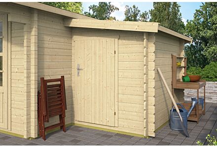 Blokhut aanbouw B160xD220cm