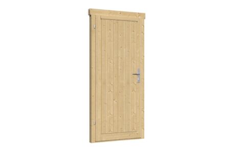 Enkele deur dicht linksdraaiend 83x190cm