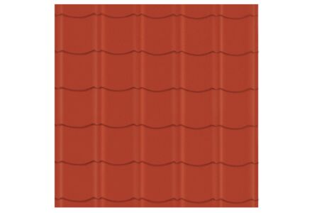 Easypan gladde dakpanplaat rood 