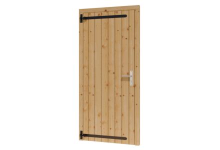 Enkele opgeklampte deur lariks douglas B86.6xH199.6cm