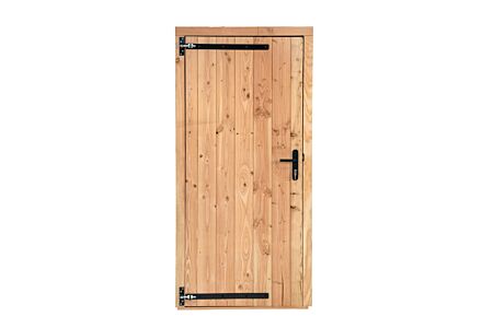 Enkele deur lariks douglas links draaiend B86.6xH199.6cm