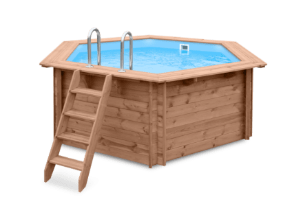 Houten zwembad 355x307cm Mambo Beach