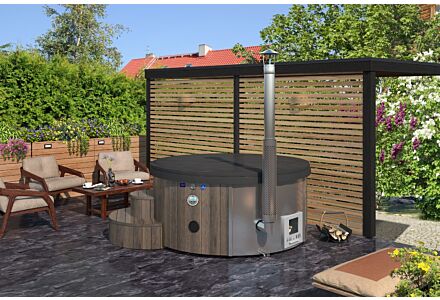 Hottub / Houten Tobbe thermowood de Luxe XL ø220cm