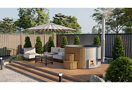 Hottub / Houten Tobbe de Luxe ø200cm