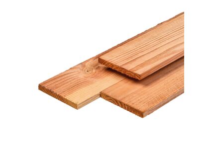 Tuinplank Lariks Douglas 1.6x14x400cm schuttingplank