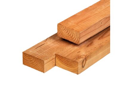 Lariks Douglas balken 5x10cm ongeschaafd