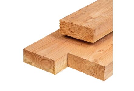 Balk Lariks Douglas timmerhout 7x20x400cm ongeschaafd