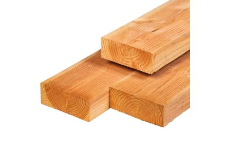 Balk Lariks Douglas timmerhout 6.3x17.5x425cm ongeschaafd