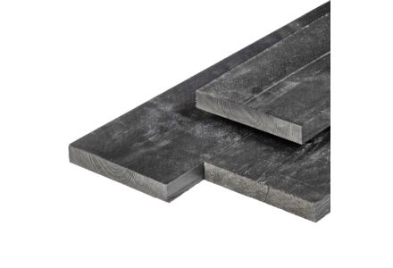 Tuinplank zwart geimpregneerd douglas 2.2x20x400cm