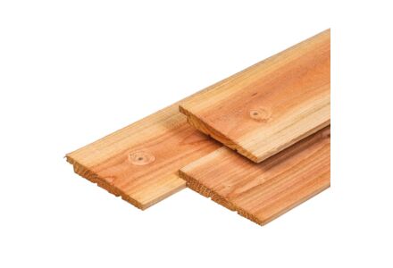 Potdekselplank Lariks Douglas Zweeds Rabat 2x14.5x300cm