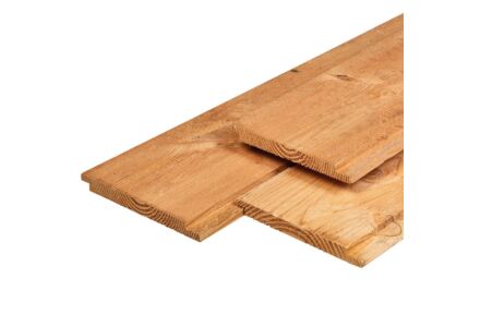 Lariks Douglas dubbel lip profiel planken 1.8x19cm