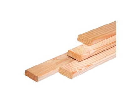 Lariks/douglas Rhombus regel 2x6.5 cm