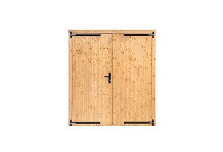 Dubbele dichte deur douglas B190xH202cm