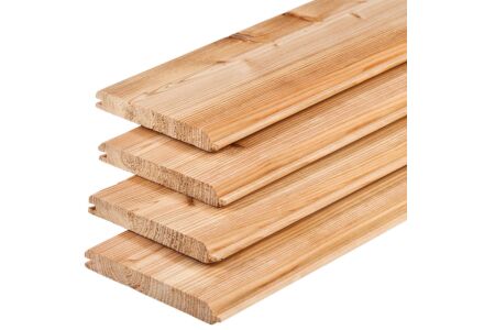 Veer en groef rabat Velling plank Lariks Douglas 1.8x14.5cm