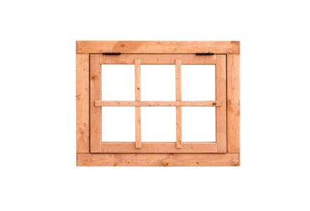 Uitzetraam 6-ruits Red Class Wood 90x70cm