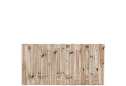 Tuinscherm geimpregneerd Vasse 19-planks 90x180cm