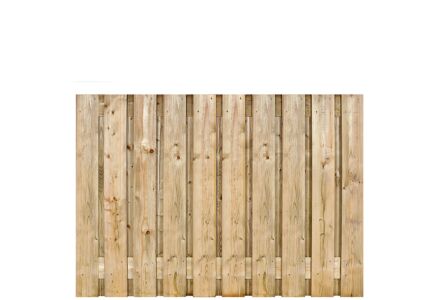 Tuinscherm 21 planks Midden Europees vuren Azewijn 130x180cm