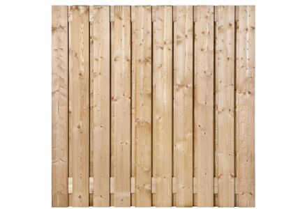 Tuinscherm 21 planks Midden Europees vuren Azewijn 180x180cm