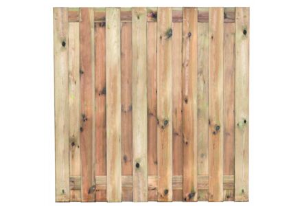 Tuinscherm Coevorden recht geimpregneerd 17-planks