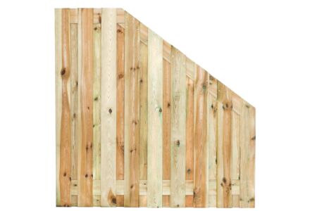 Tuinscherm verloop Vasse 19-planks 180x180cm