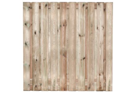Tuinscherm 21-planks grenen geimpregneerd