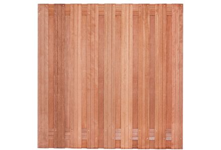 Tuinscherm hardhout Harlingen recht 19 planks