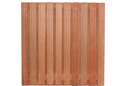 Tuinscherm hardhout Dronten recht 21 planks