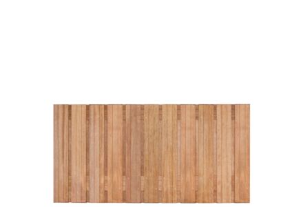 Tuinscherm hardhout Hoorn recht 23 planks 90x180cm
