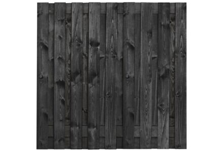 Tuinscherm Koblenz zwart gespoten 180x180cm